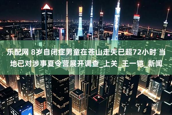 乐配网 8岁自闭症男童在苍山走失已超72小时 当地已对涉事夏令营展开调查_上关_王一铠_新闻