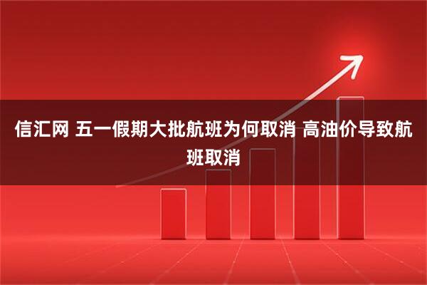 信汇网 五一假期大批航班为何取消 高油价导致航班取消